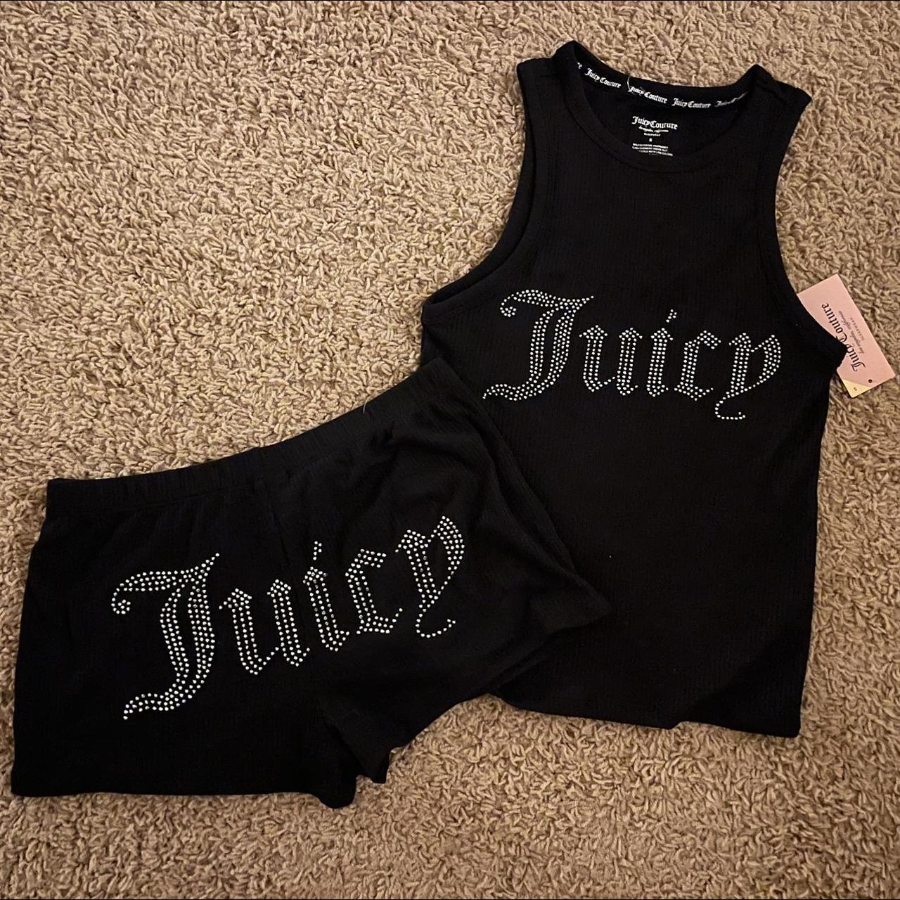 Juicy Couture Women's Black Pajamas | Depop