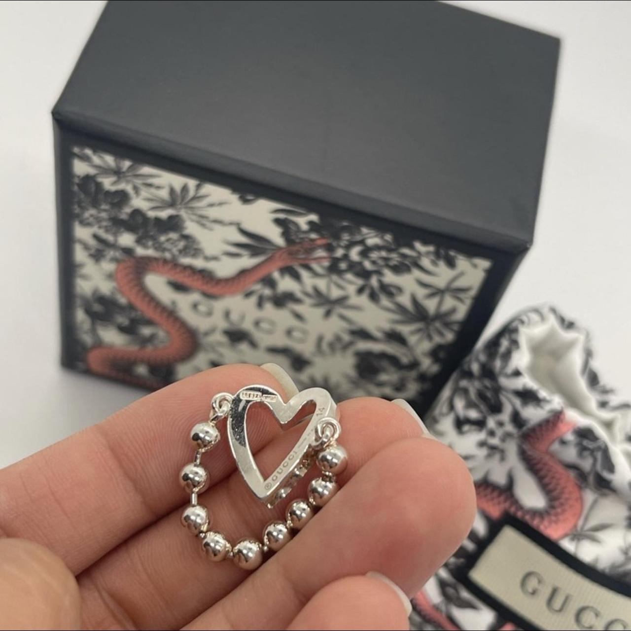 Gucci, Jewelry, Gucci Heart Ring