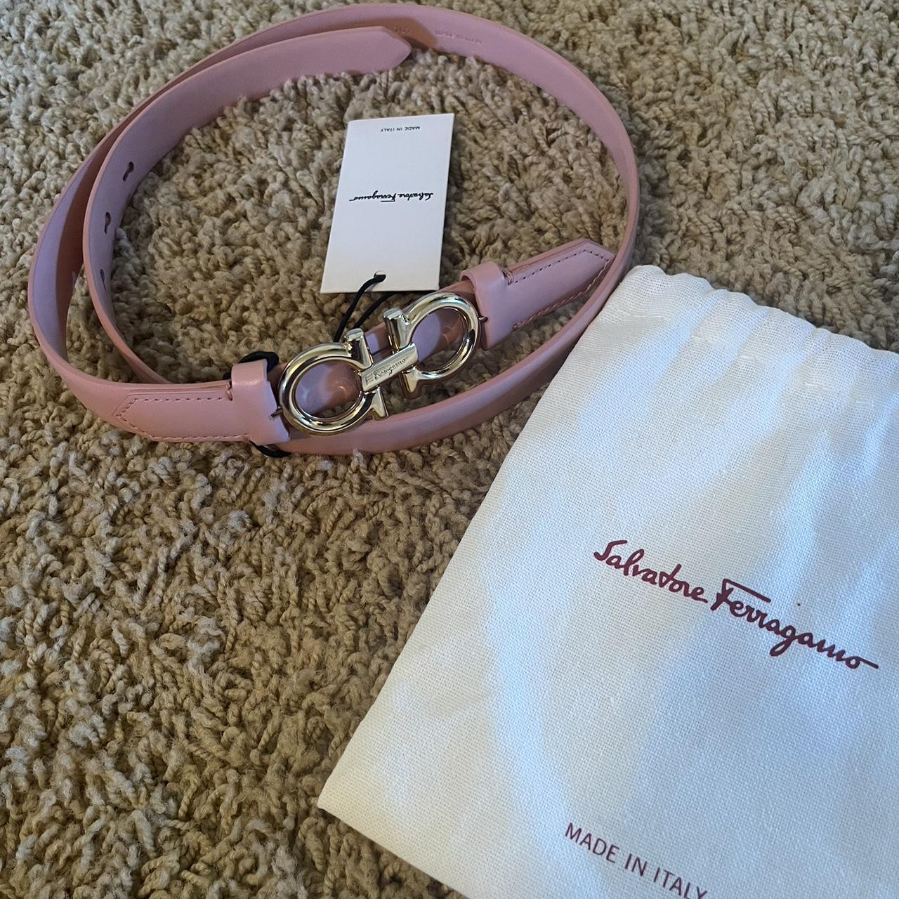 Rose gold shop ferragamo belt