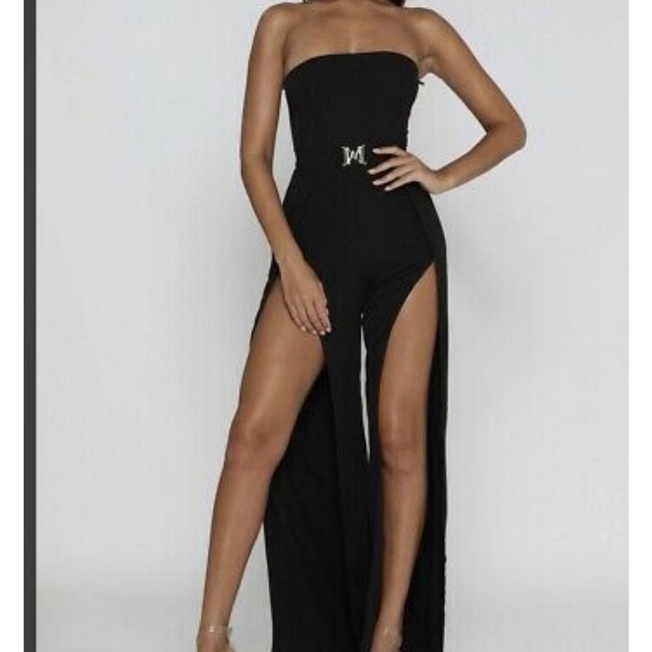 Livia hot sale strapless jumpsuit