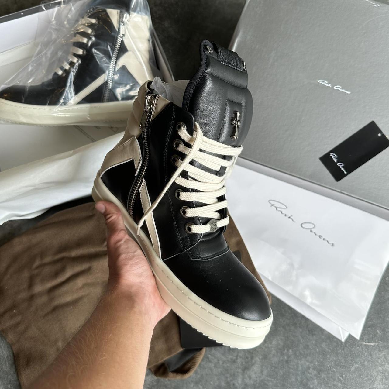 Rick Owen's Chrome hearts Geo baskets Depop
