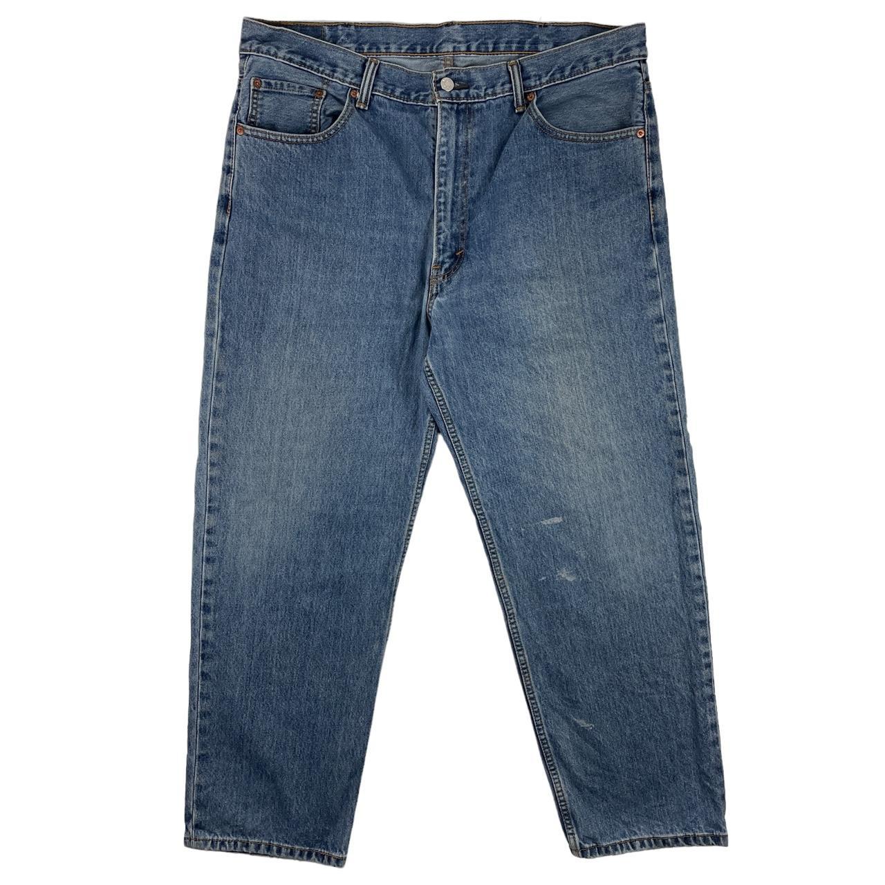 Vintage Levi’s 550 Loose Straight Fit Jeans Blue 40”... - Depop