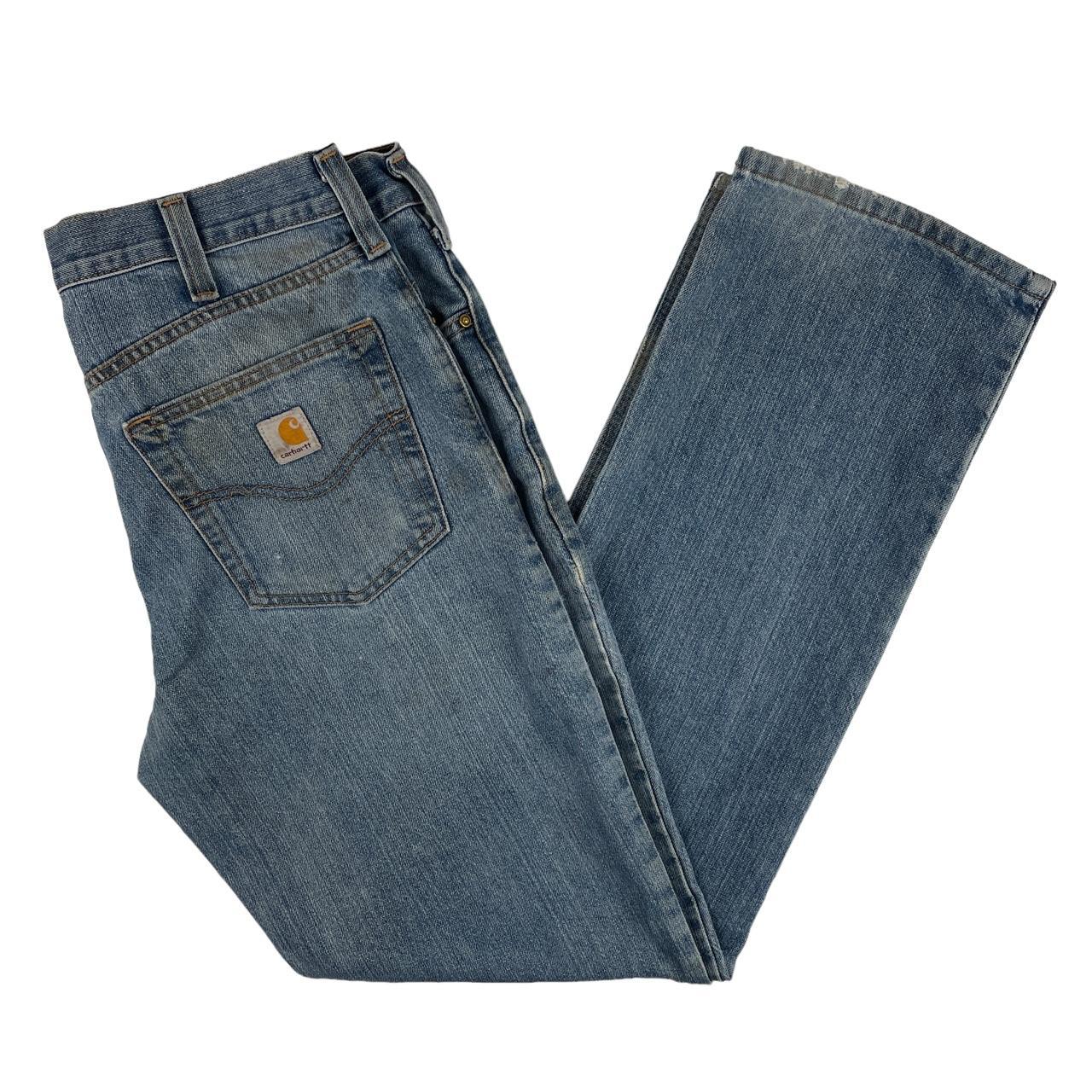 Vintage Carhartt Y2K Style Distressed Workwear Jeans... - Depop