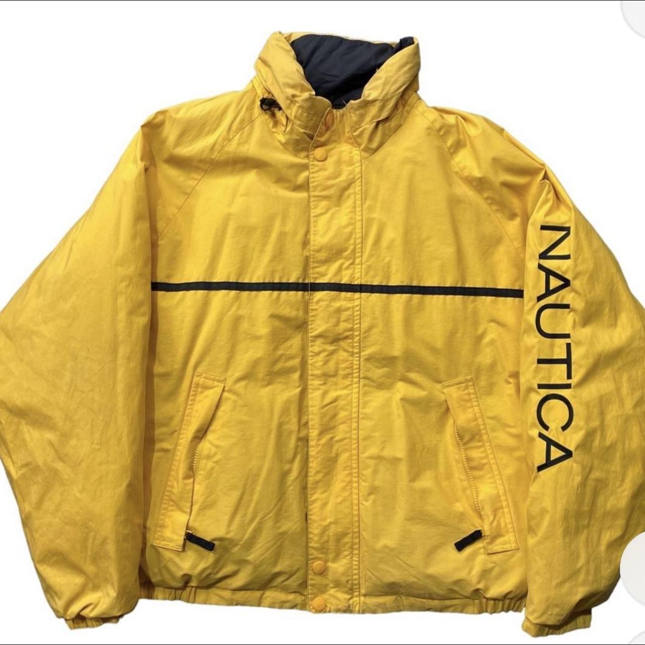 Reversible Jacket Nautica Yellow Rain Jacket Tommy Hilfiger Down