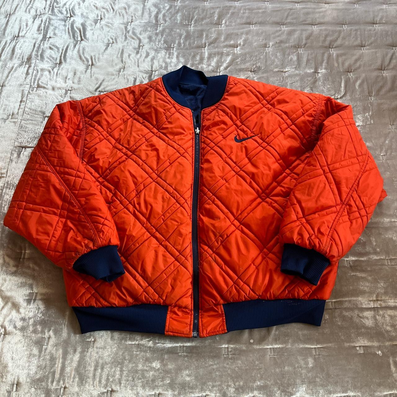 nike quilted bomber jacket
