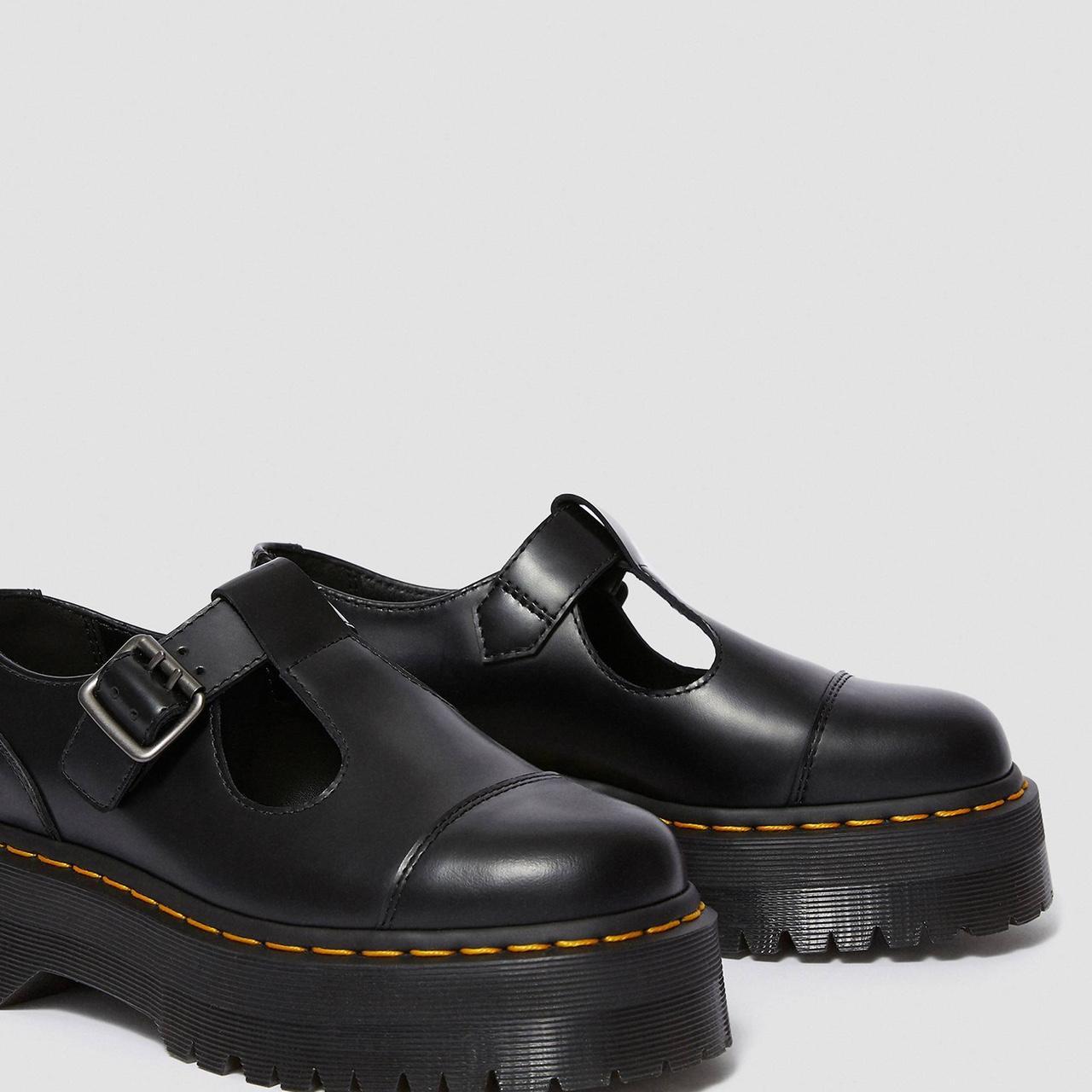 Dr Martens Bethan Quad mary jane shoes in black... - Depop