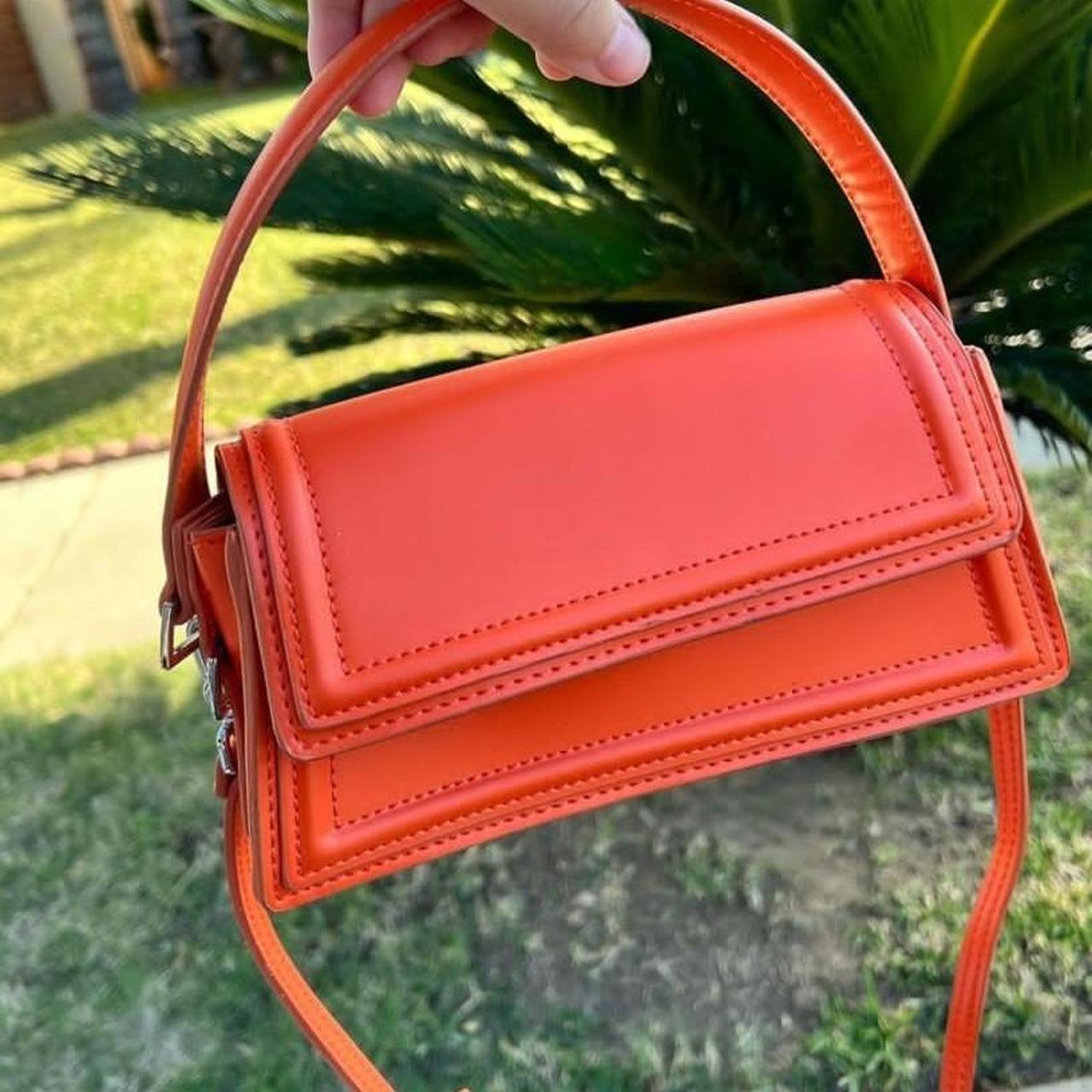 Zara purse used Orange Depop
