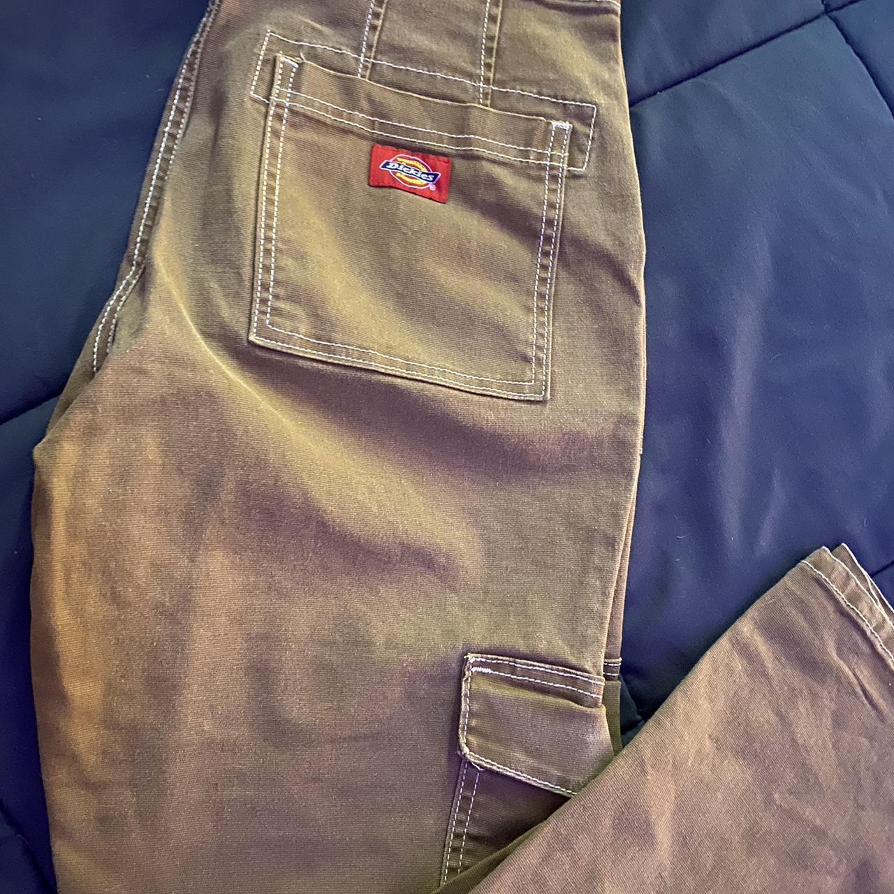 Dickies Women's Tan Trousers | Depop