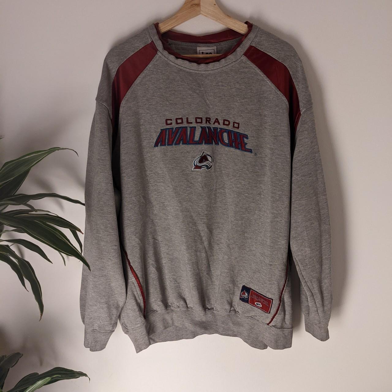 COLORADO AVALANCHE JUMPER SWEATER • Sizing: LARGE.... - Depop