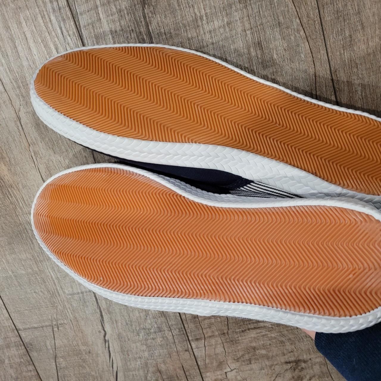 H&M slip on shoes. Elastic side panels. Faux cork... Depop