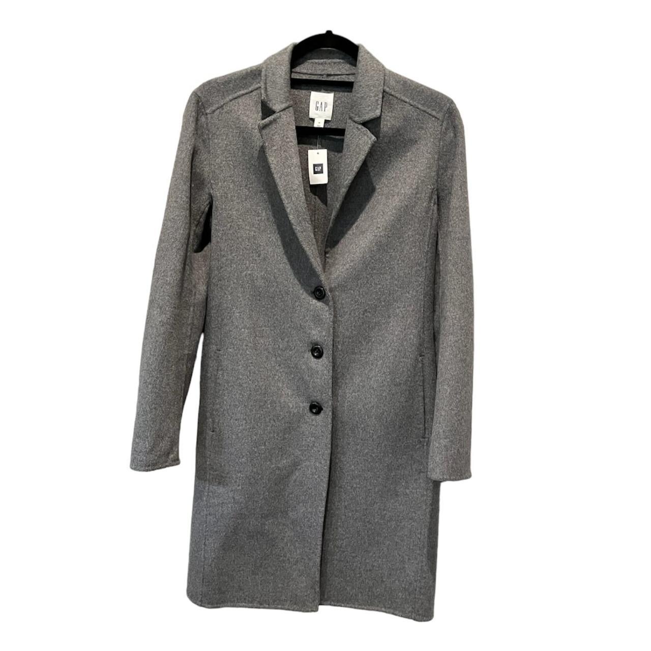 Gap grey wool outlet coat