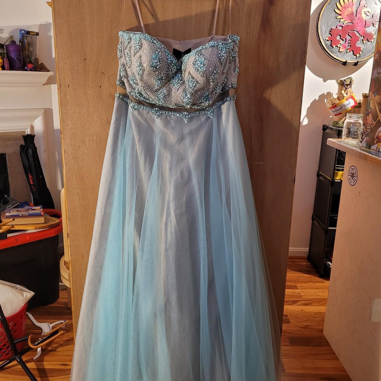 PLUS SIZE PROM DRESS BY TERANI Glamour by Terani... - Depop