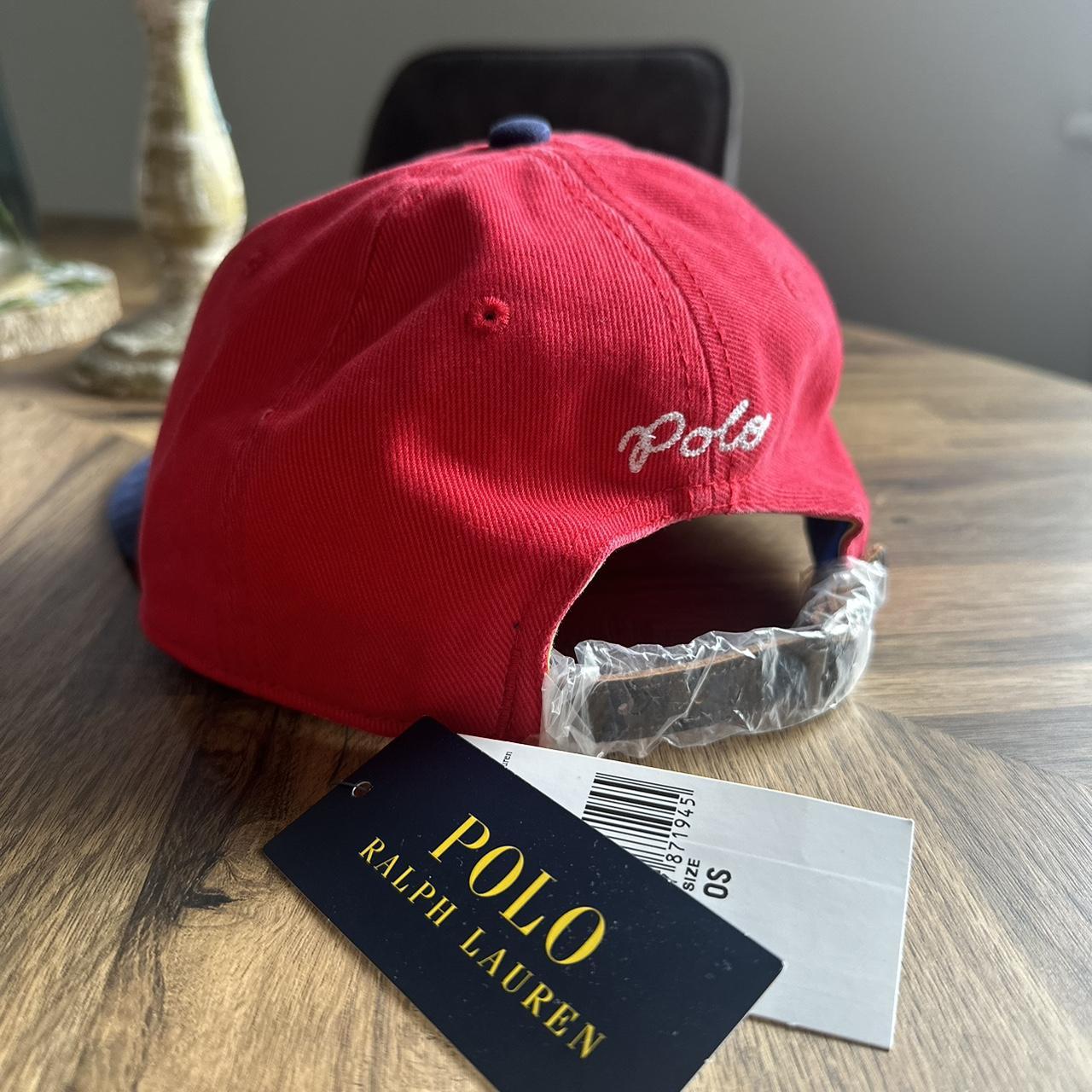 Polo ralph lauren hat leather strap hotsell