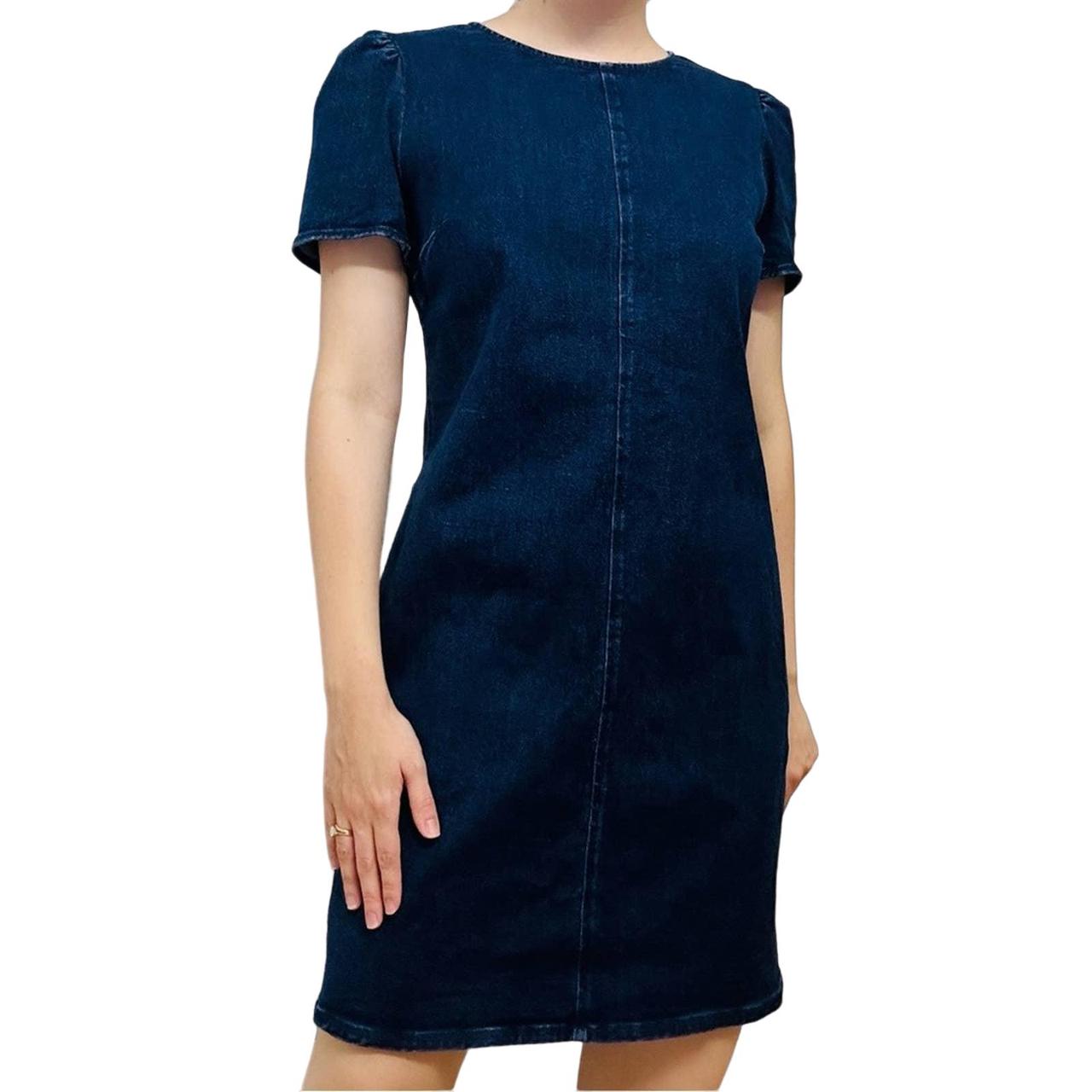 Draper james sale denim shift dress