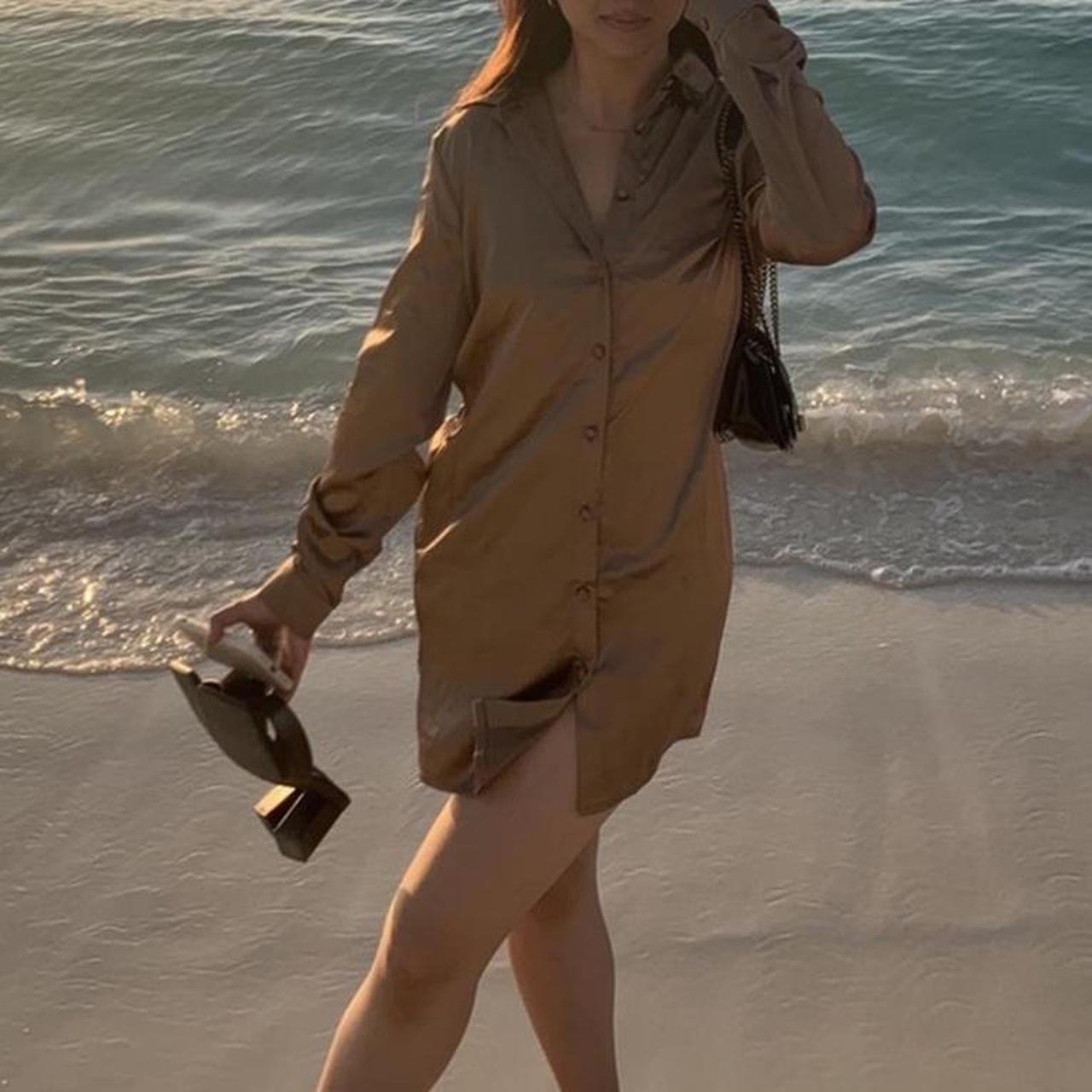 princess polly satin shirt size very