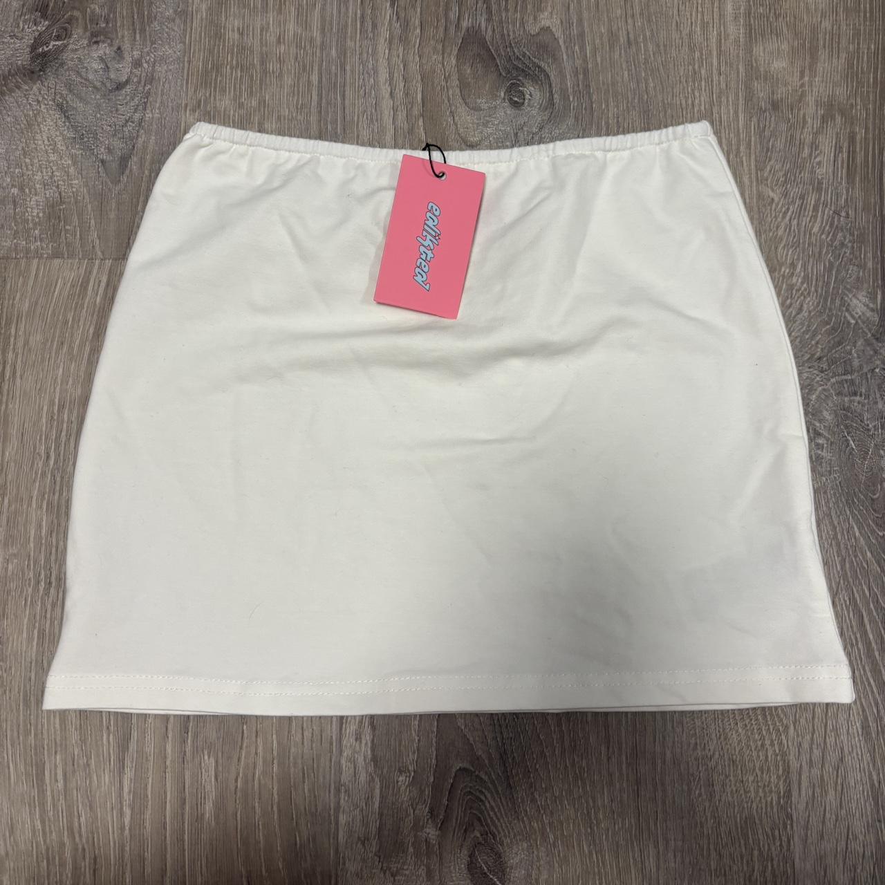 Edikted Women's Skirt - White - XS – Edikted mini… - image 1