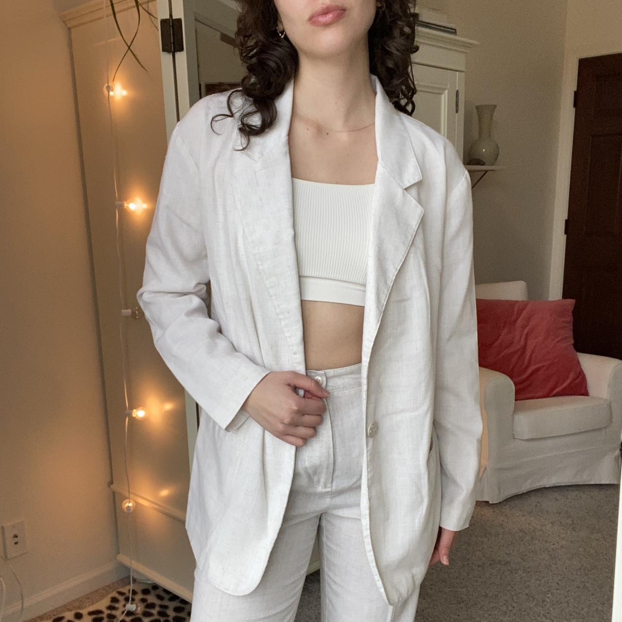 Women's Cream Suit Depop
