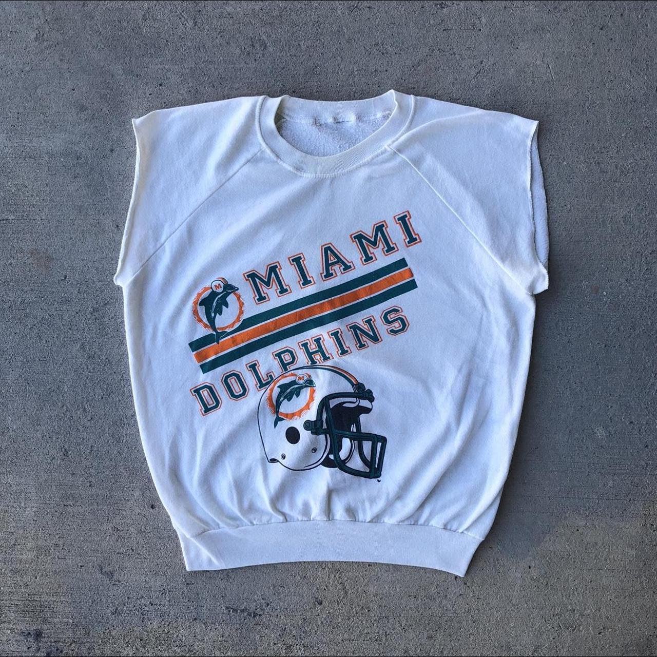 VINTAGE MIAMI DOLPHINS SWEATSHIRT #Miamivintage - Depop