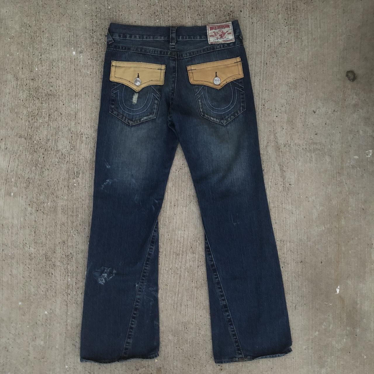 True Religion Flare Bell Bottoms MEASUREMENTS: W:... - Depop