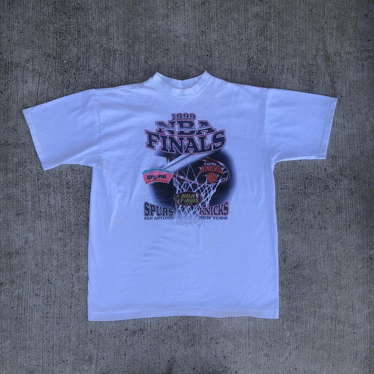 90s Spurs vs Knicks Tee STAINED REMIND ME TO UPDATE... - Depop