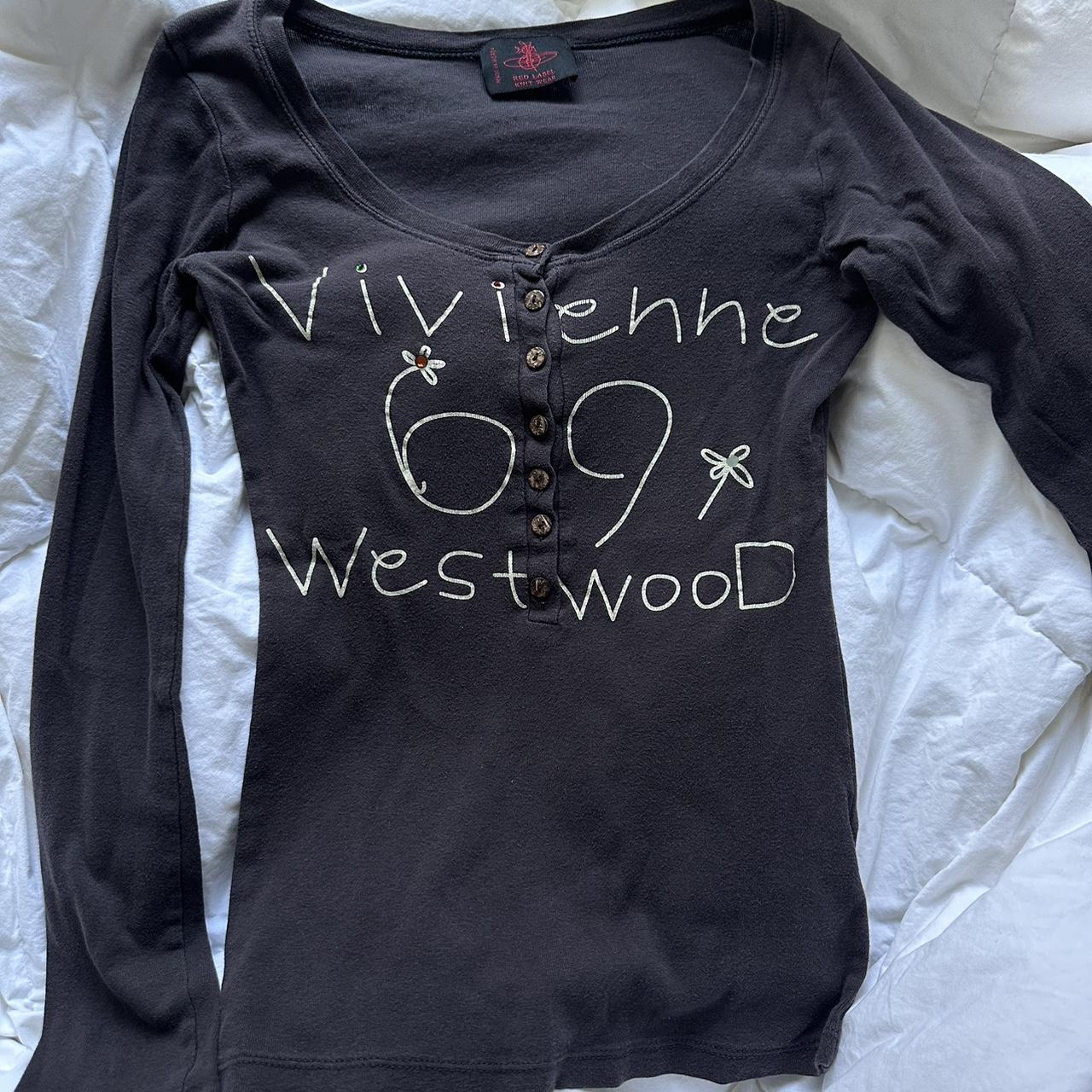 Vivienne Westwood RED LABEL 半袖ニット S ブラック Super Rare Vivienne Westwood red label knit wear | Depop