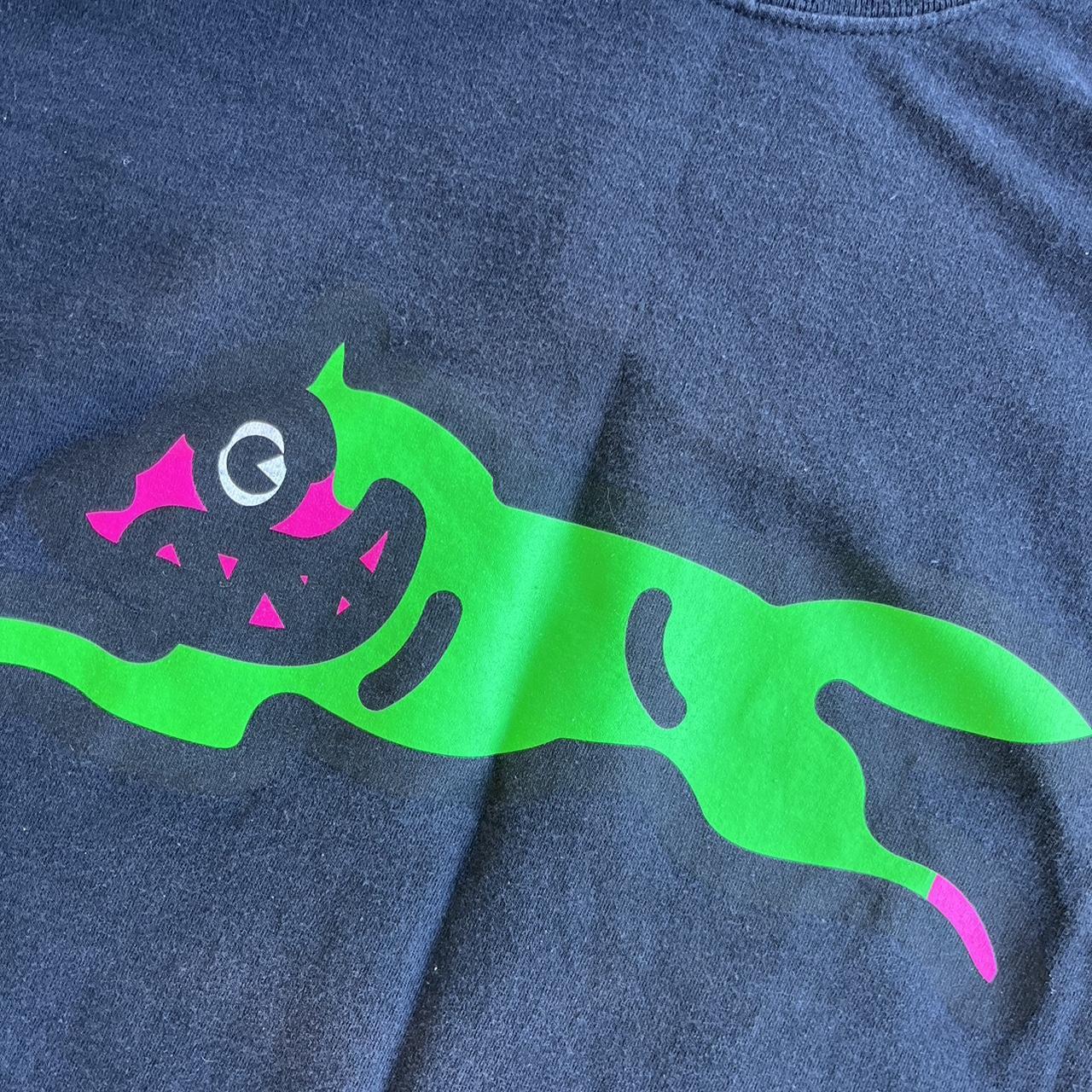 Ice Cream Men's Black and Green Tshirt Depop