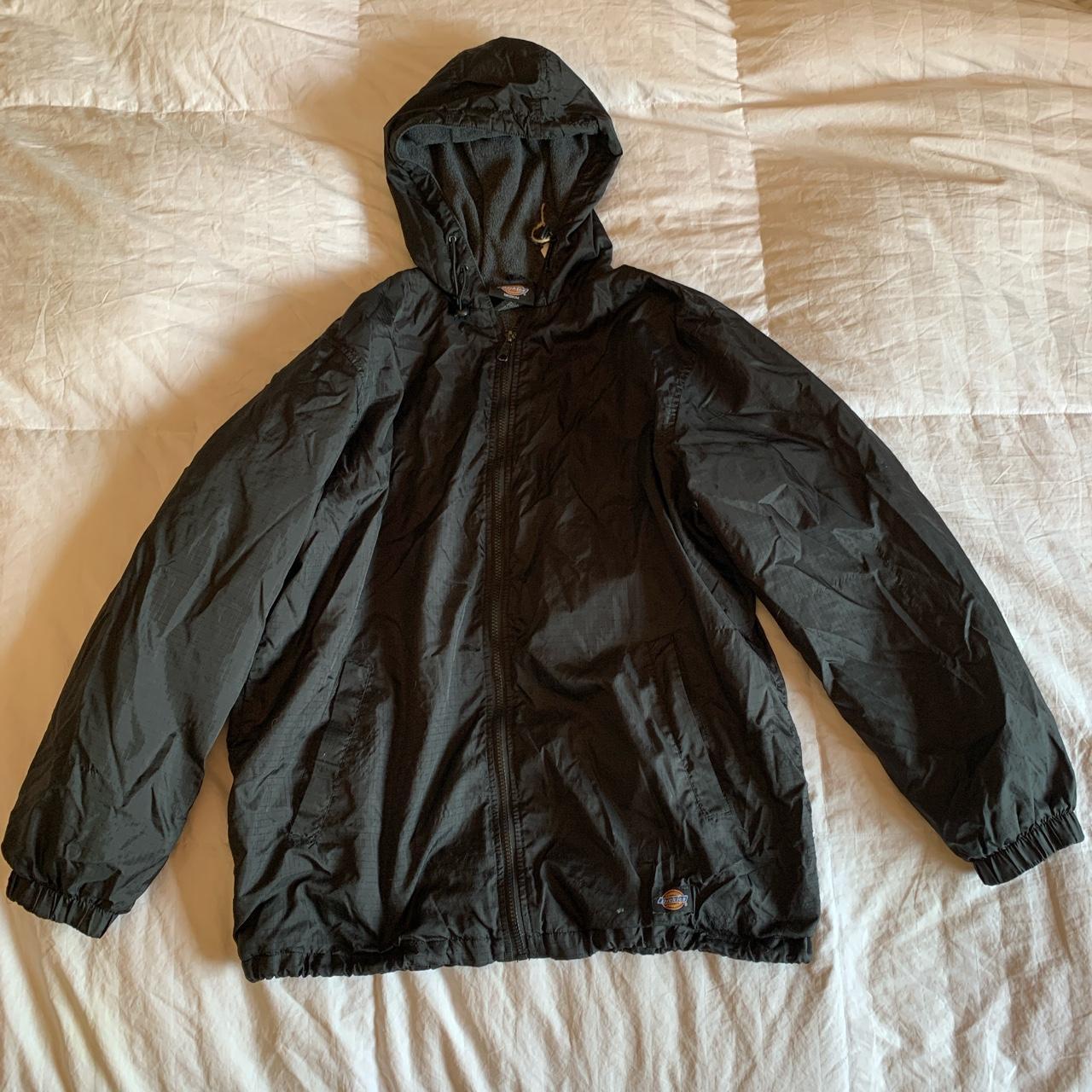 Black Dickies Outerwear Fleece Lined Jacket. Size... - Depop