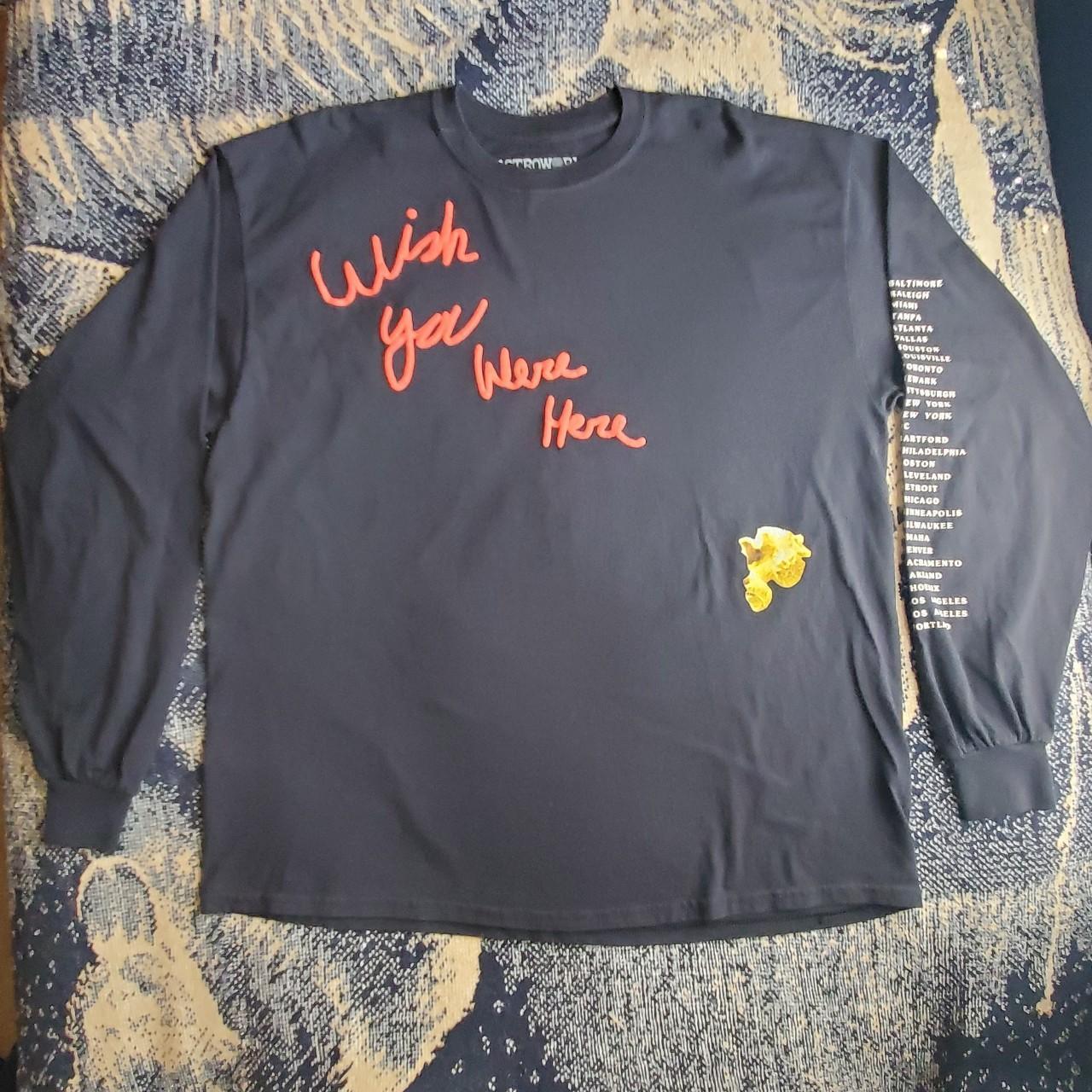 Cheap Astroworld Wish You Were Here Tour T Shirt, Travis Scott