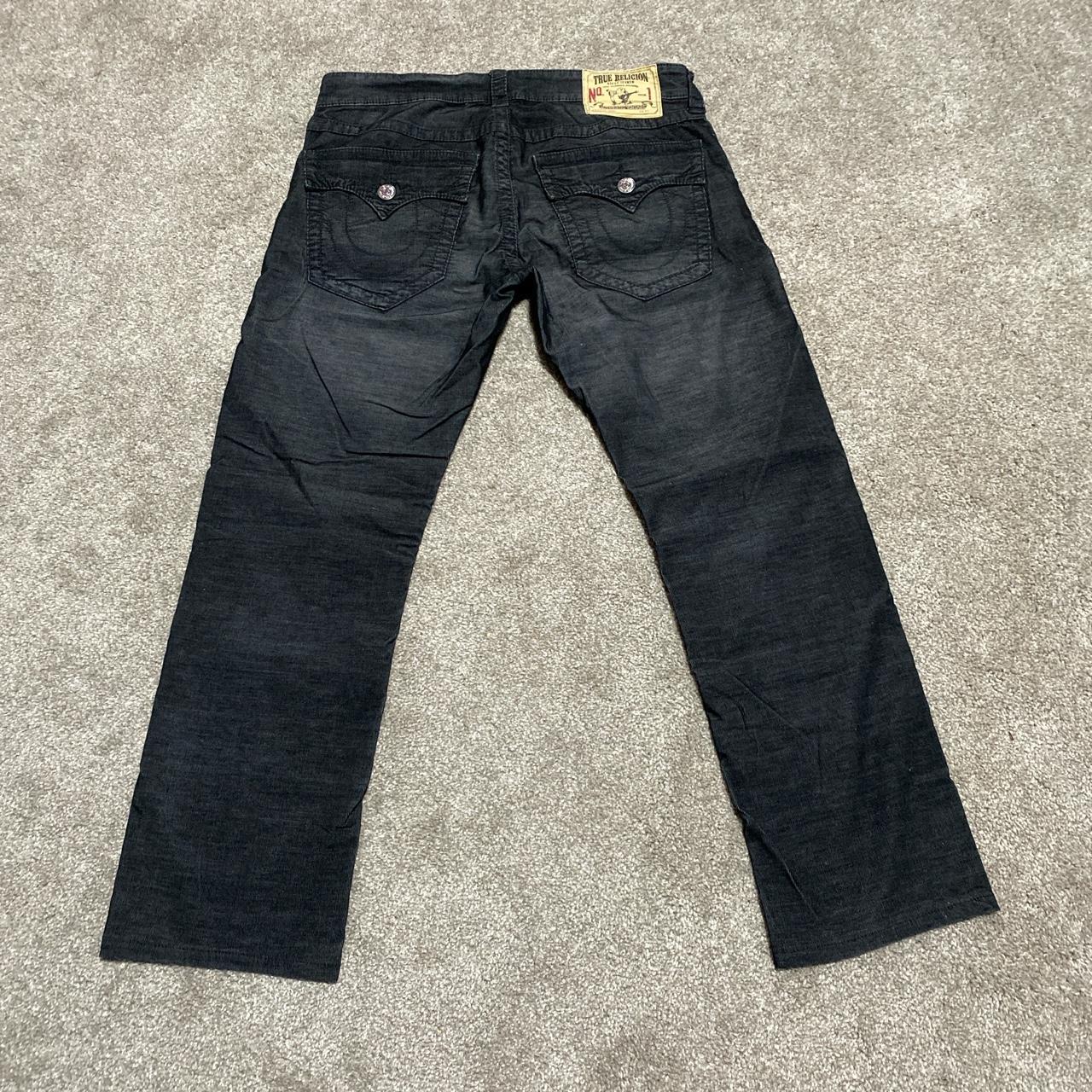 Black Corduroy Mens True Religion Jeans Ricky... - Depop