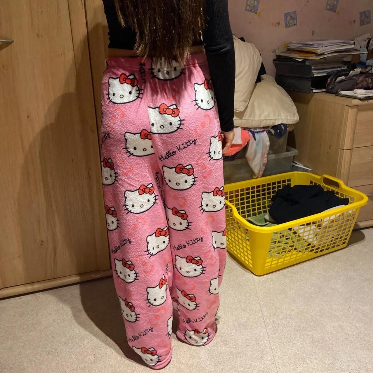 Hello Kitty Pajama Pants. Size medium, new, never - Depop