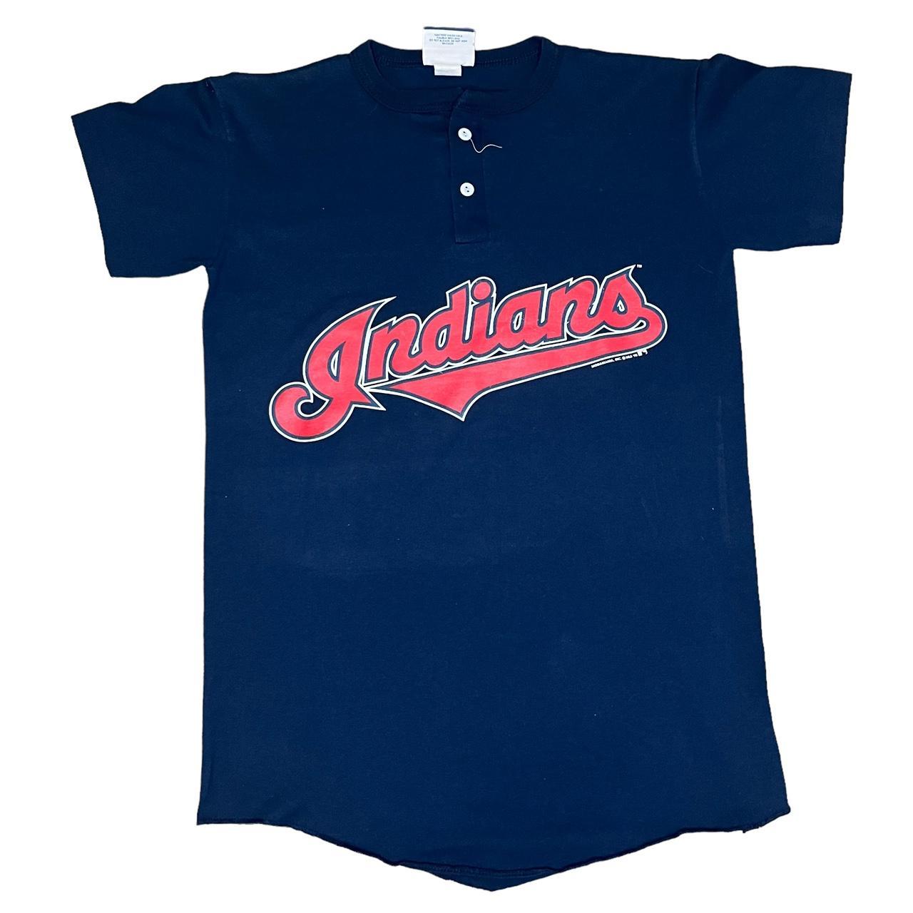 Vintage 90s White Cleveland Indians American League T-Shirt