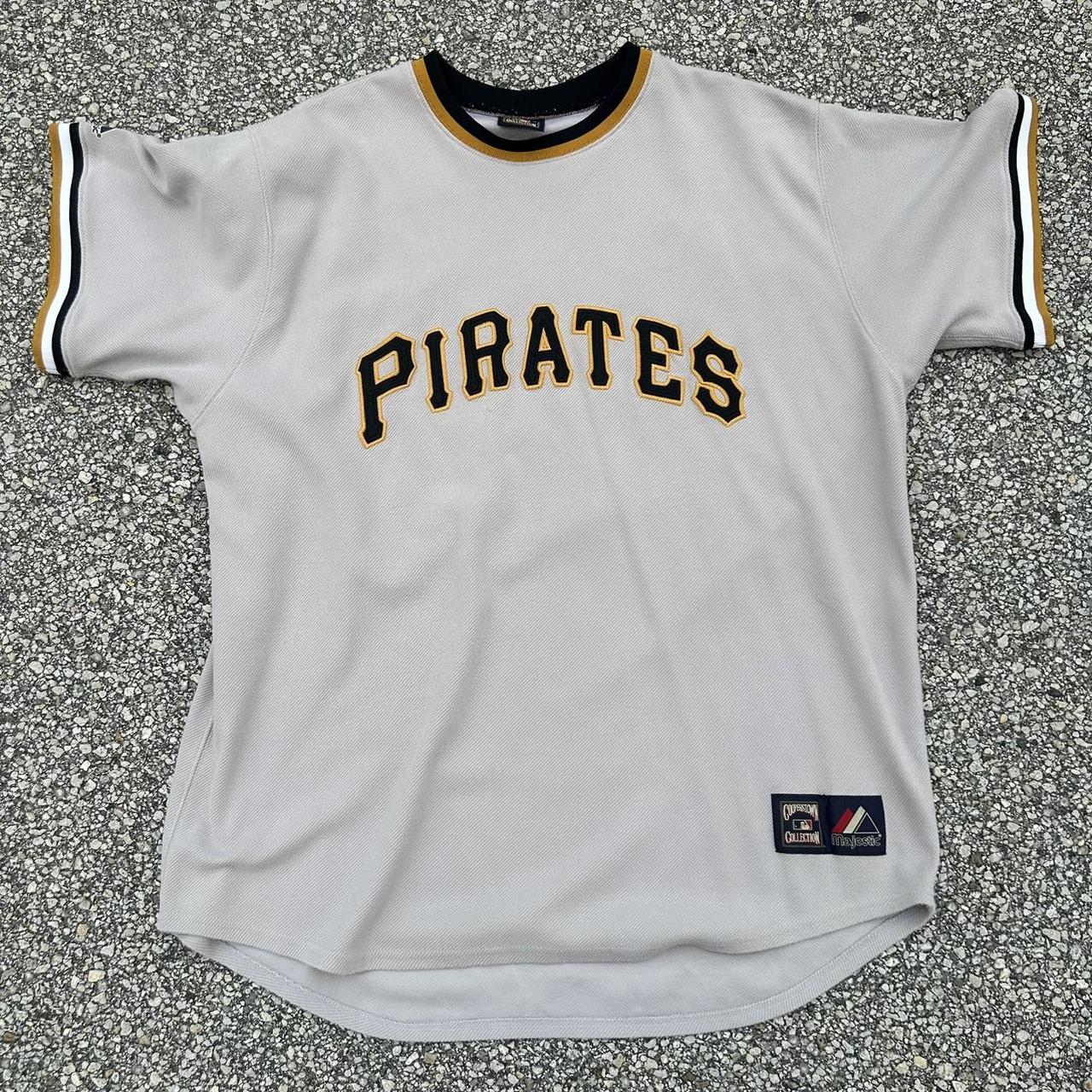 Vintage 90's MLB Pirates Jersey Size 2XL This - Depop
