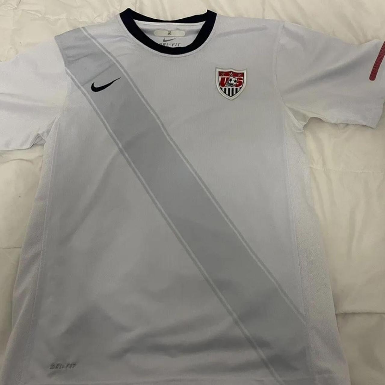 USA National Soccer Team Nike Dri Fit Jersey Size L - Depop