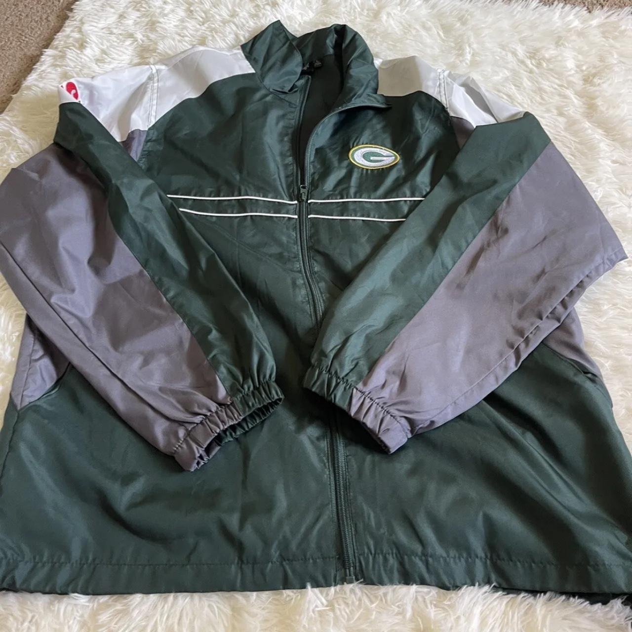 Dunbrooke NFL Green Bay Packers Football Windbreaker... - Depop