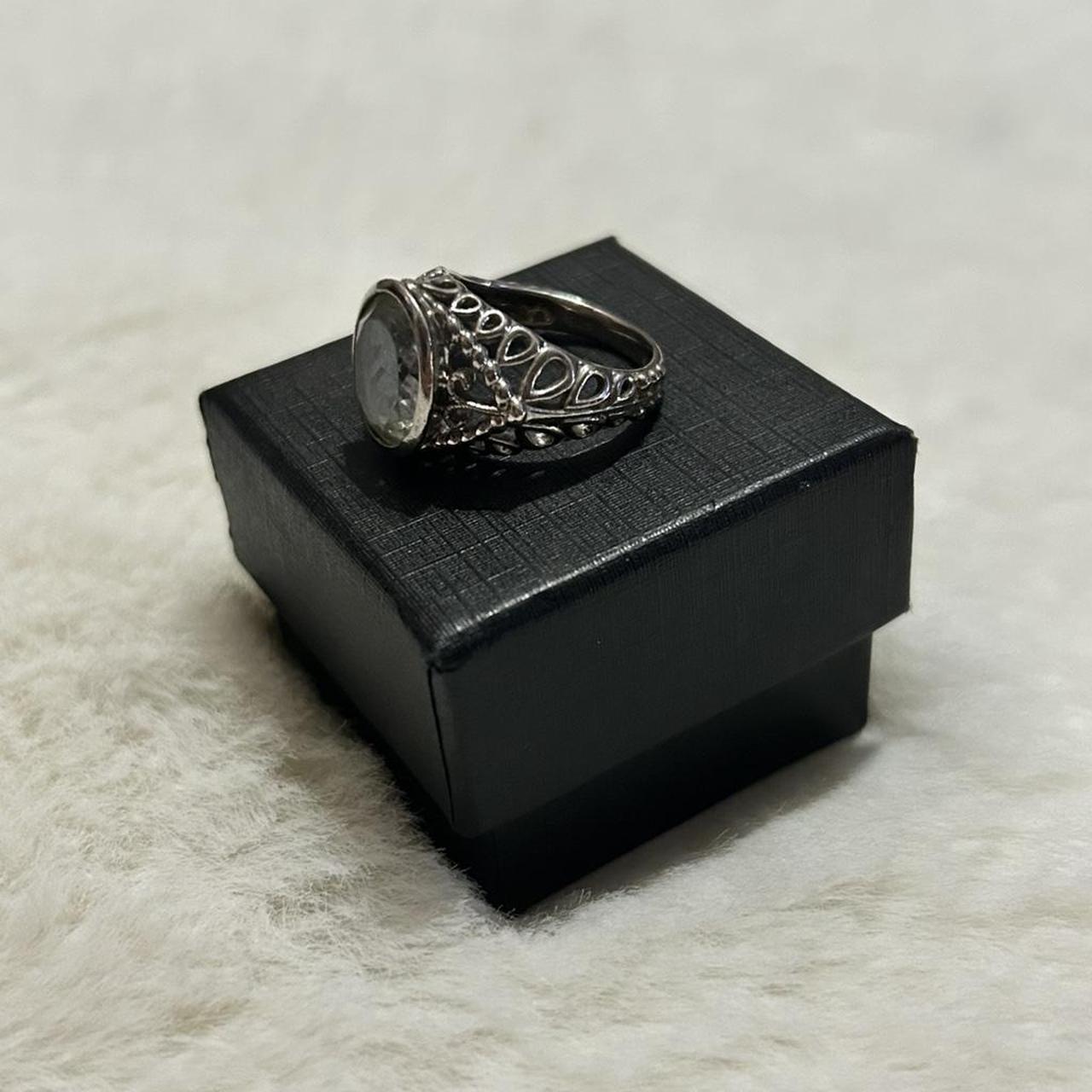 Women's Ring - Silver/Grey – 925 Silver ring #rin… - image 2