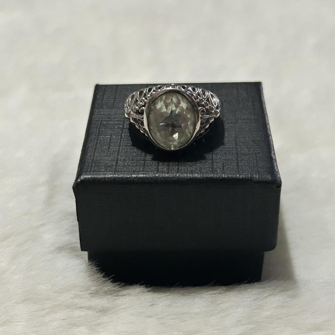 Women's Ring - Silver/Grey – 925 Silver ring #rin… - image 1