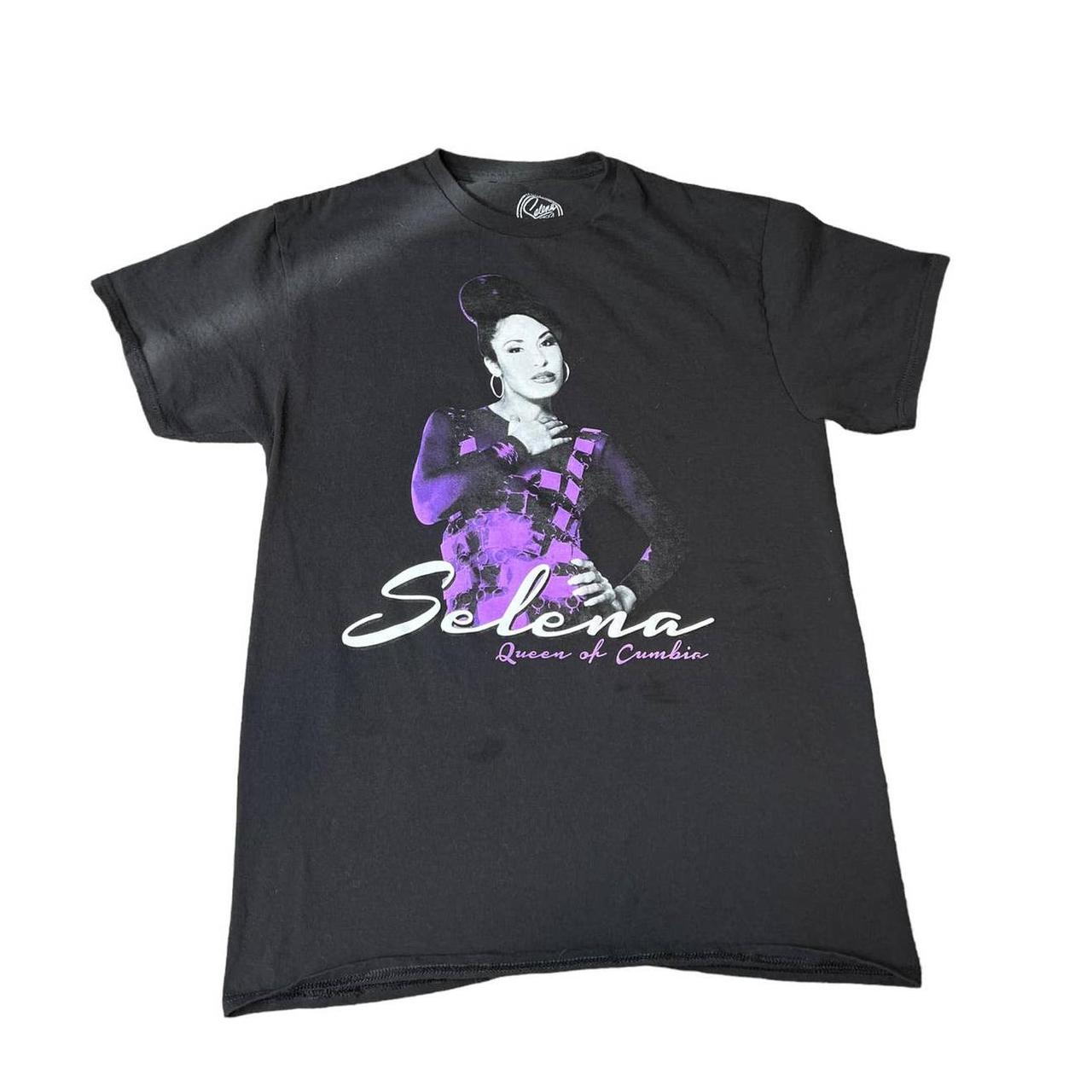 Purple selena hot sale shirt