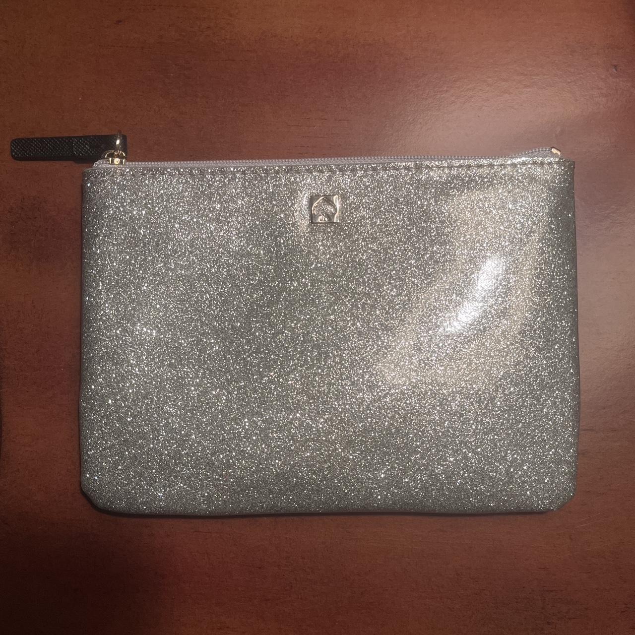 Kate spade gray glitter on sale purse