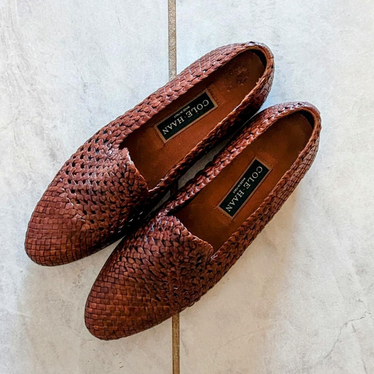 cole haan brown loafers womens