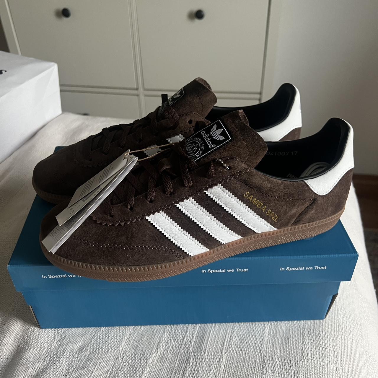 Adidas Samba SPZLs Brown - Depop