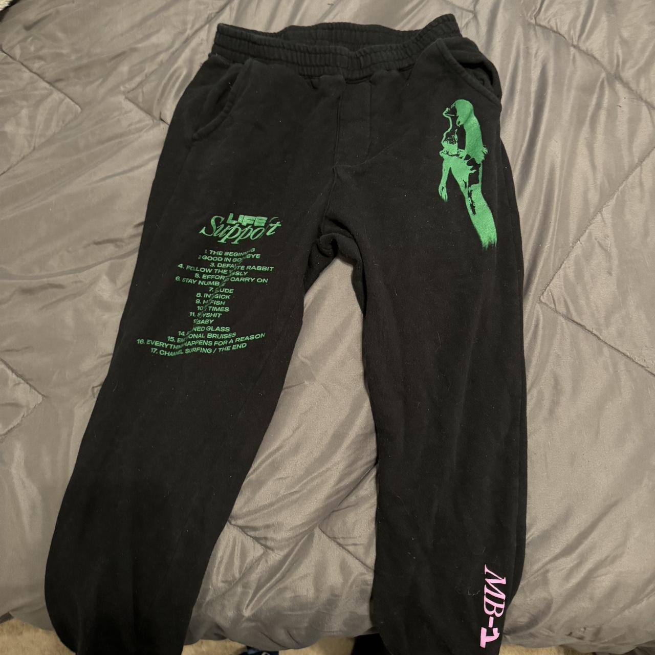 madison beer life support tour sweatpants - comes... - Depop