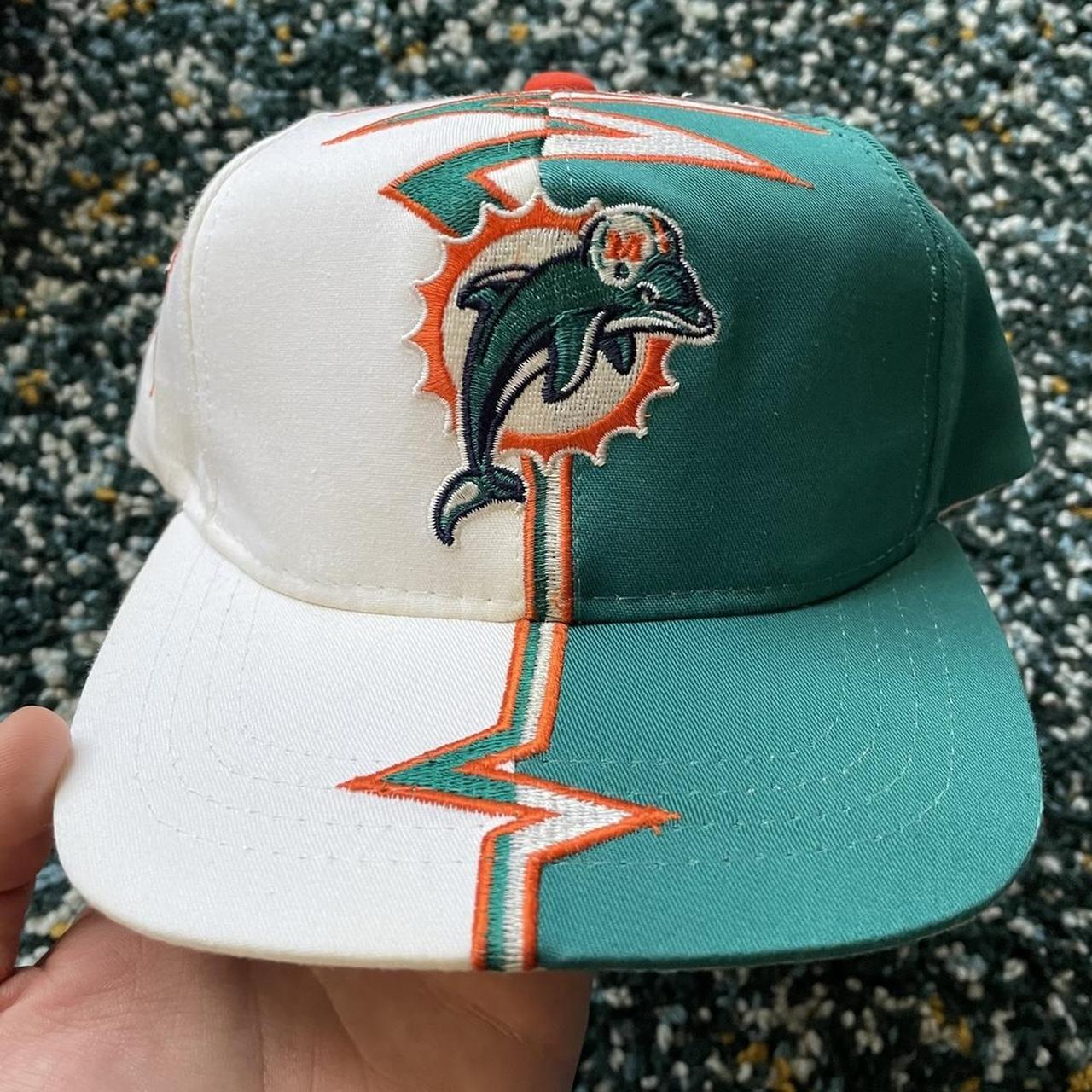 1990s Miami Dolphins Starter Shockwave Snapback... - Depop