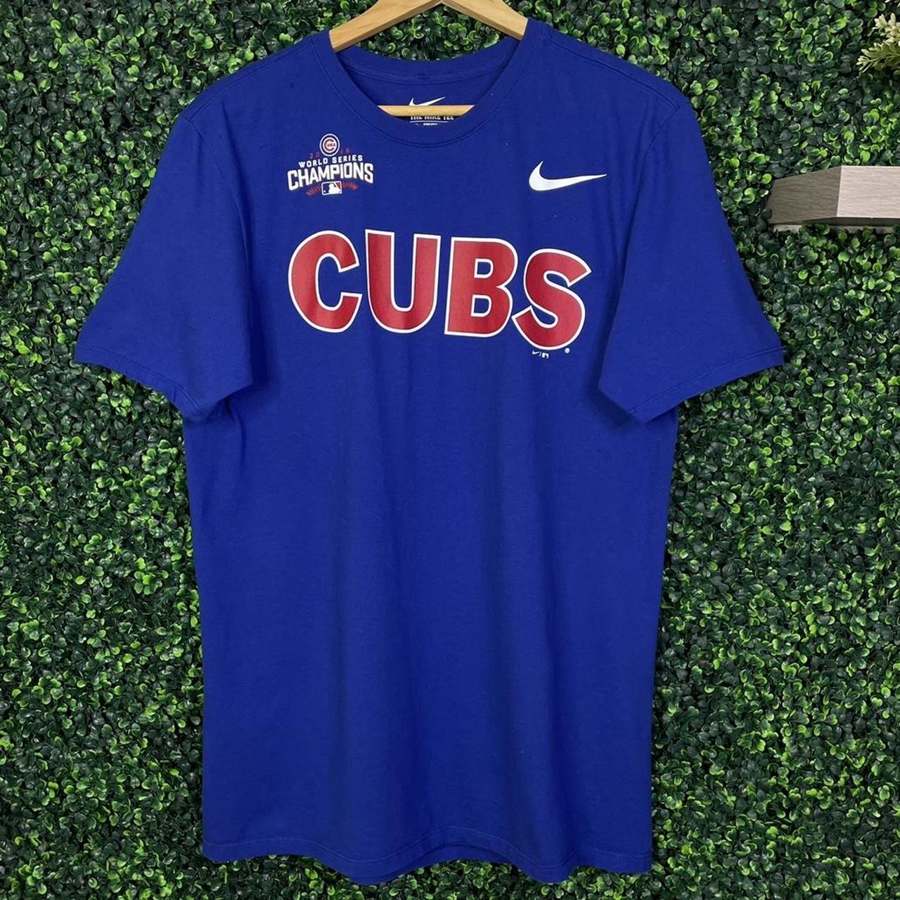 Nike Dri Fit Cubs T Shirt Mens L Large Short - Depop