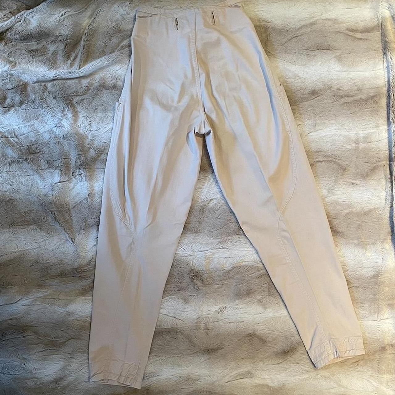 Vintage Z Cavaricci pants with belt detailing Size | Depop