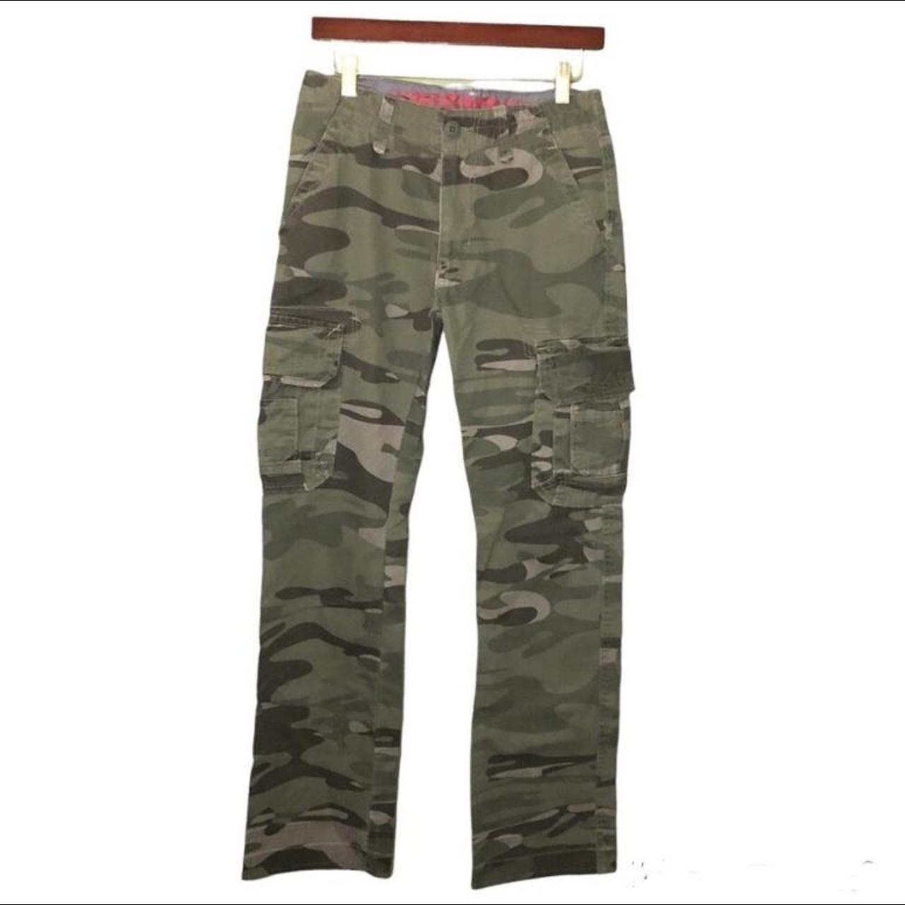 Bootcut Cargo Pants - Camo