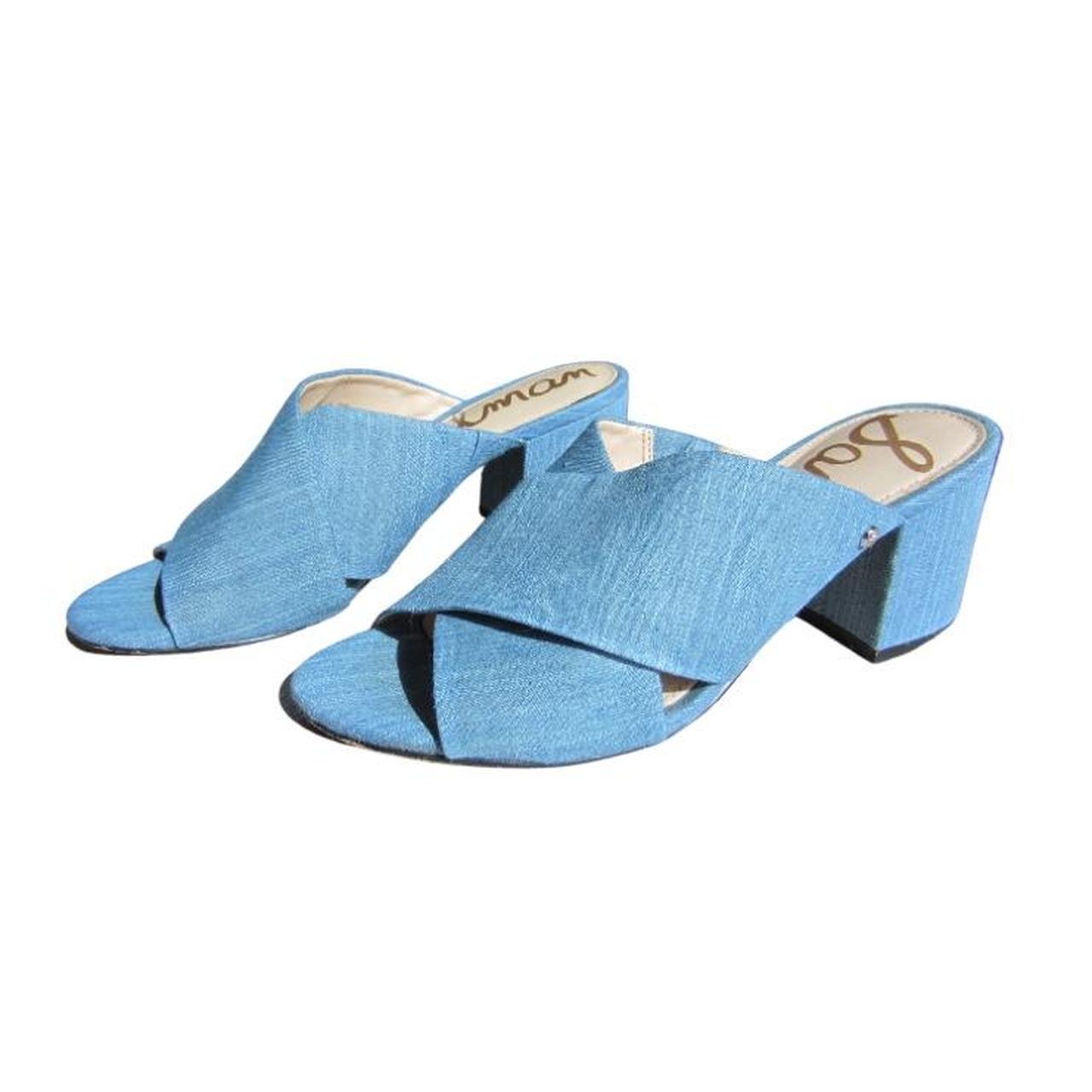 Sam edelman blue block sales heels