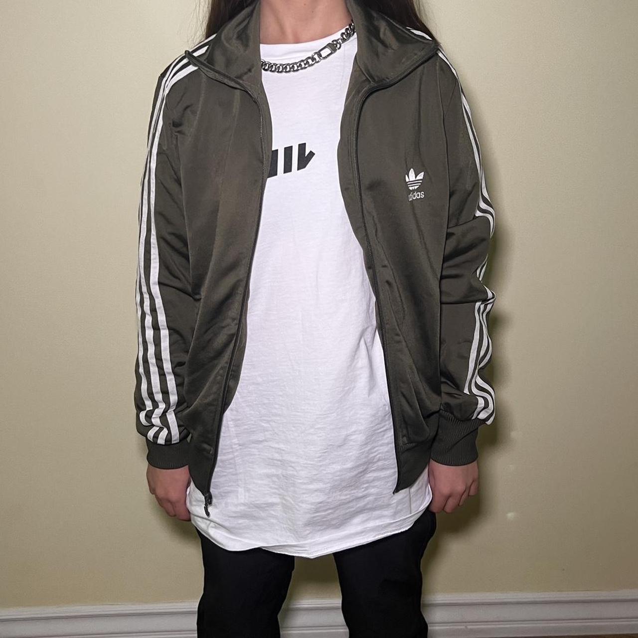 Vintage Adidas Zip-up Jacket Green, Size