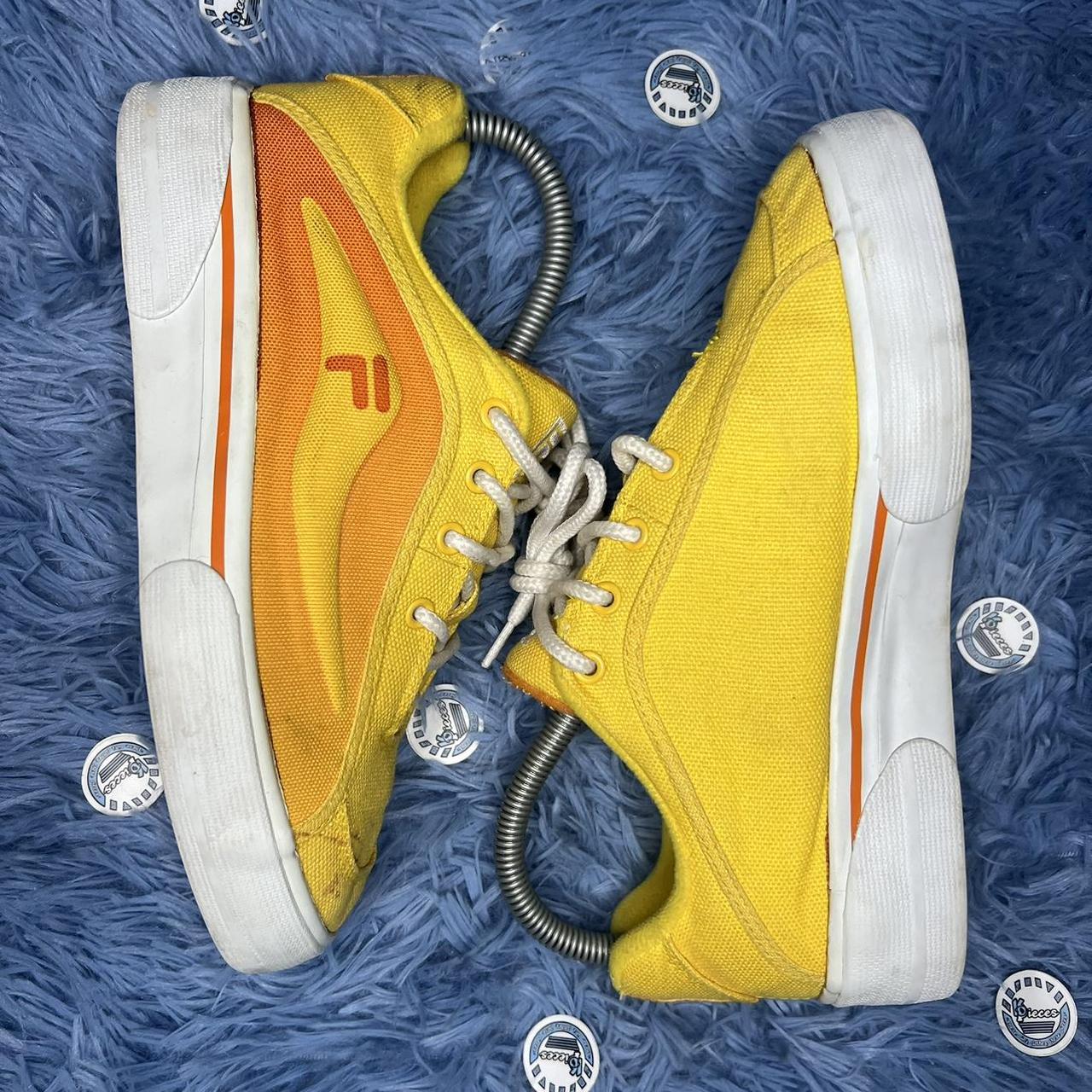 Yellow and deals orange filas