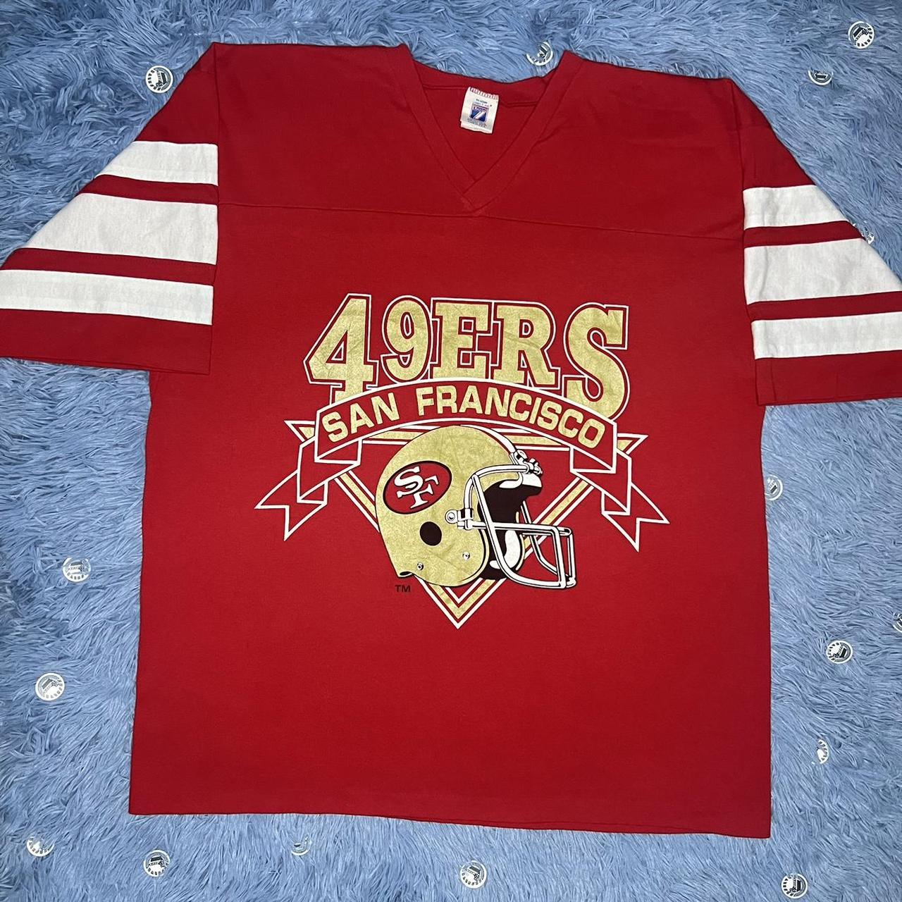 Custom made 49ers tee. #custom #ripped #NFL #49ers - Depop