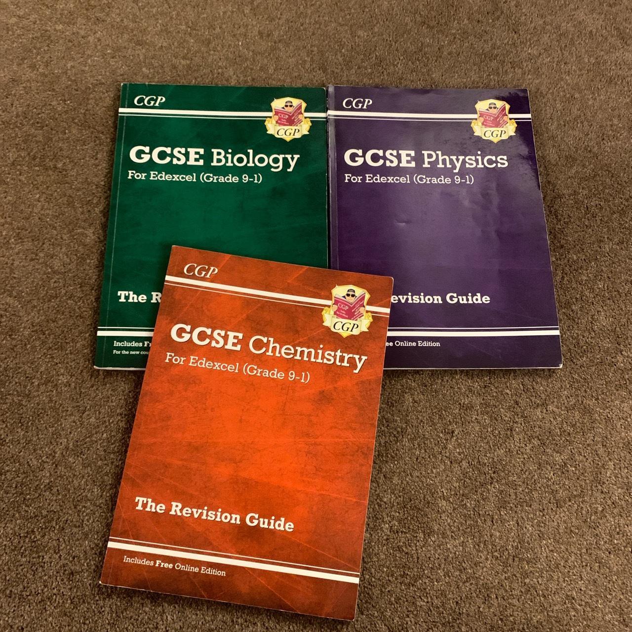 GCSE Edexcel Science CGP Revision Guides - biology... - Depop